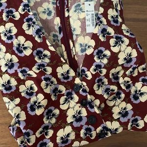 Madewell button dress viola